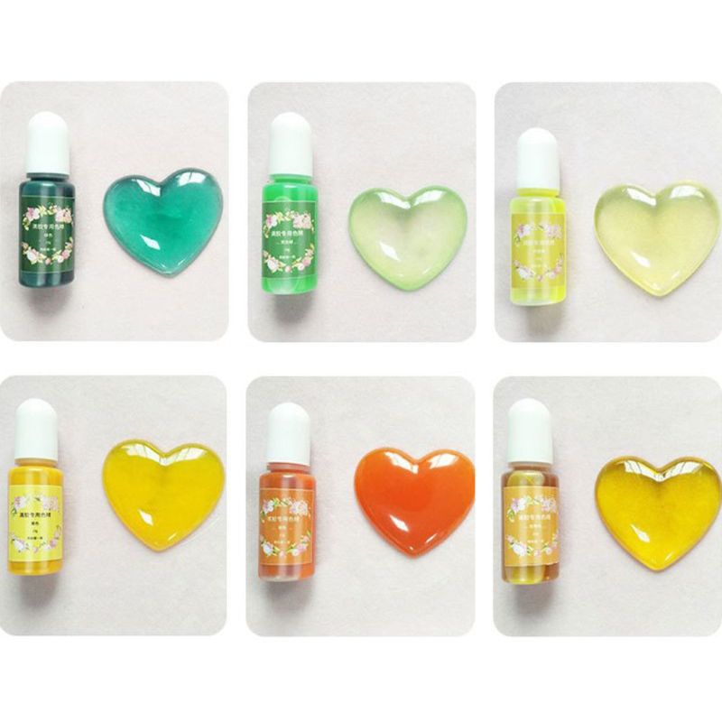 20 Colors Epoxy Resin Pigment Kit Liquid Epoxy Resin Mold Colorant Dye Resin Jewelry DIY Crafts Art Making Tools