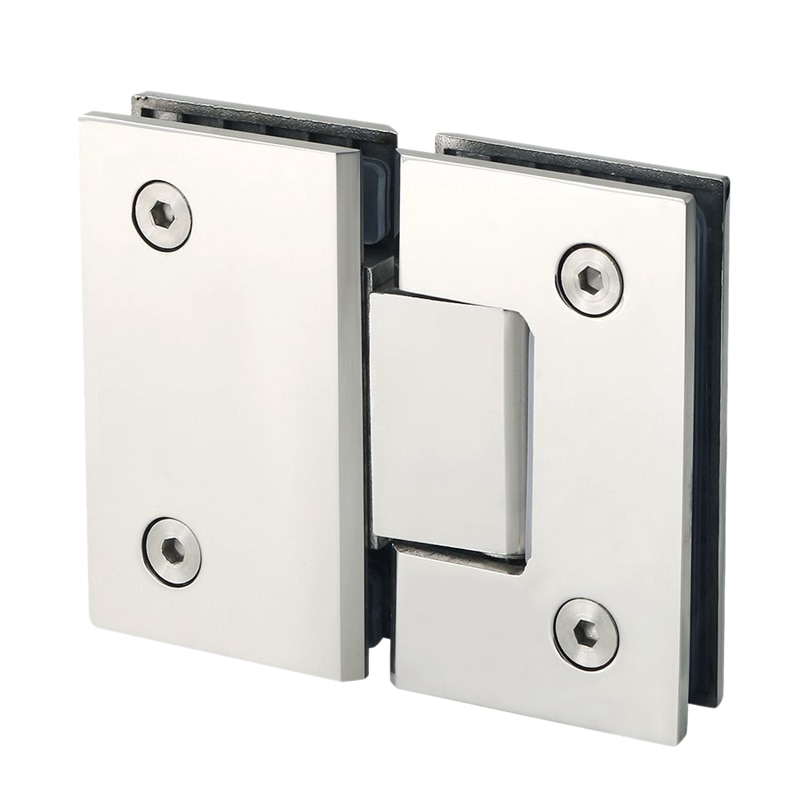 Best Heavy Duty 180 Degree Glass Door Cabinet Showcase Cabinet Clip Glass Shower Door Hinge Replacement Parts Stainless Steel P: Default Title