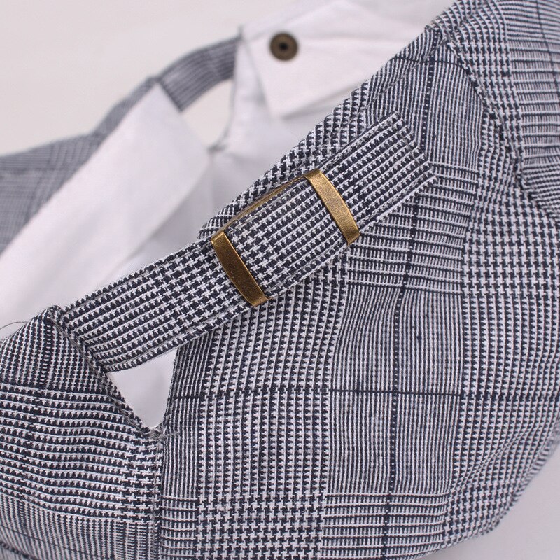 SLECKTON Cotton Flat Cap Retro Peaked Cap Men's Plaid Berets Casual Newsboy Cap for Men France Gorras Unisex Gatsby hat