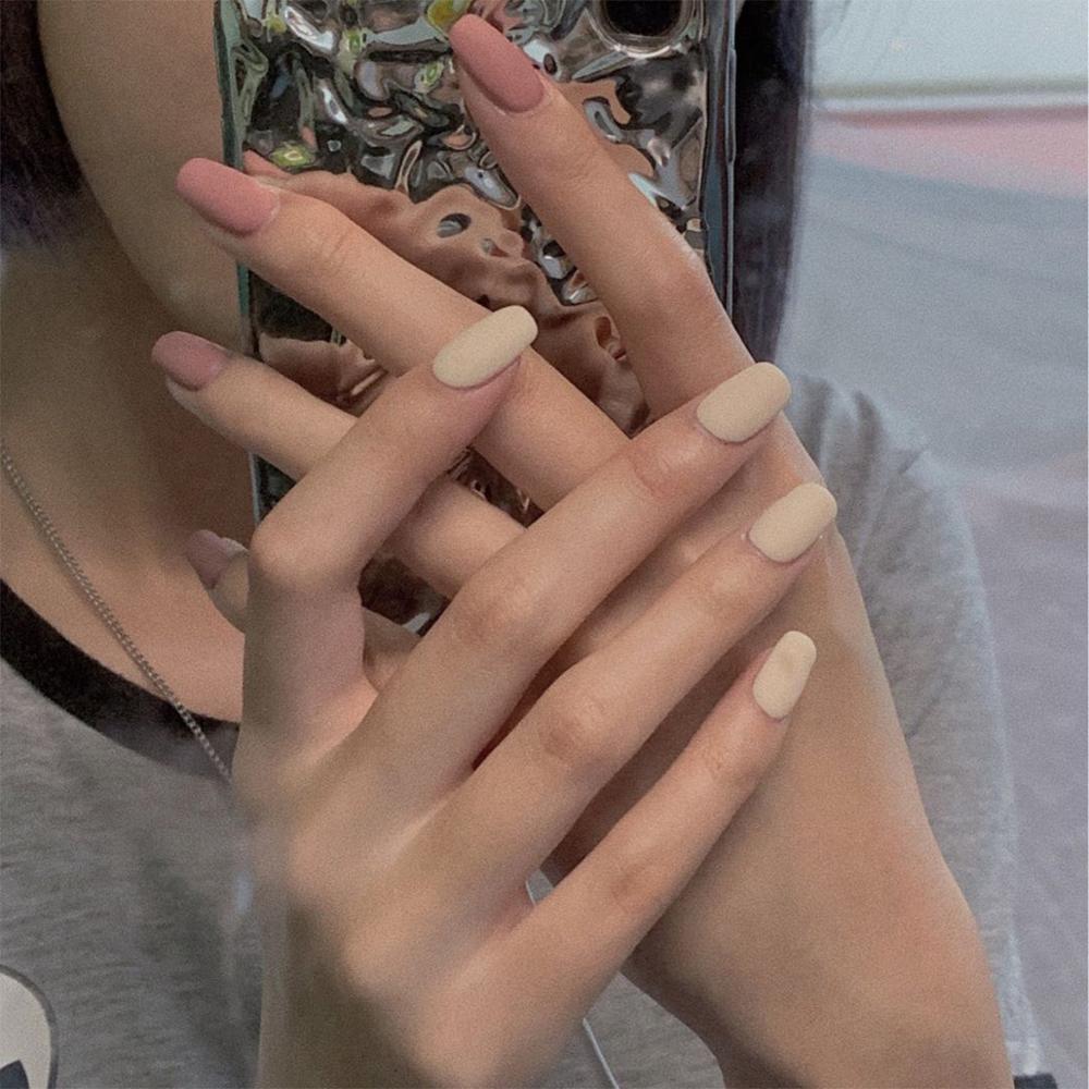Faux ongles à pression avec colle, de Style 3D, 24 pièces: BA930