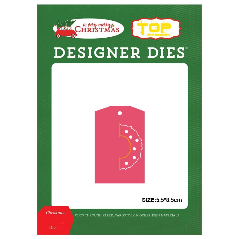 Stansmessen Kerst Sterven Bookmark Metalen stansmessen voor scrapbooking postzegels en sterven: SH1688