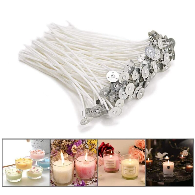 Candle Making Supplies Kit,DIY Candles Craft Tools with Candle Box,Candle Wicks,Wick Holder,Dots Wick Double Stickers