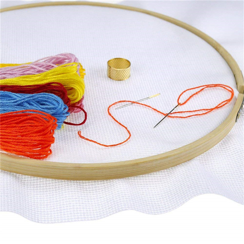 9TH oneroom 6th 30x30cm 30x45cm Aida Cloth 11CT Cotton Embroidery Cross Stitch Fabric Canvas DIY Needlework Sewing Handcraft