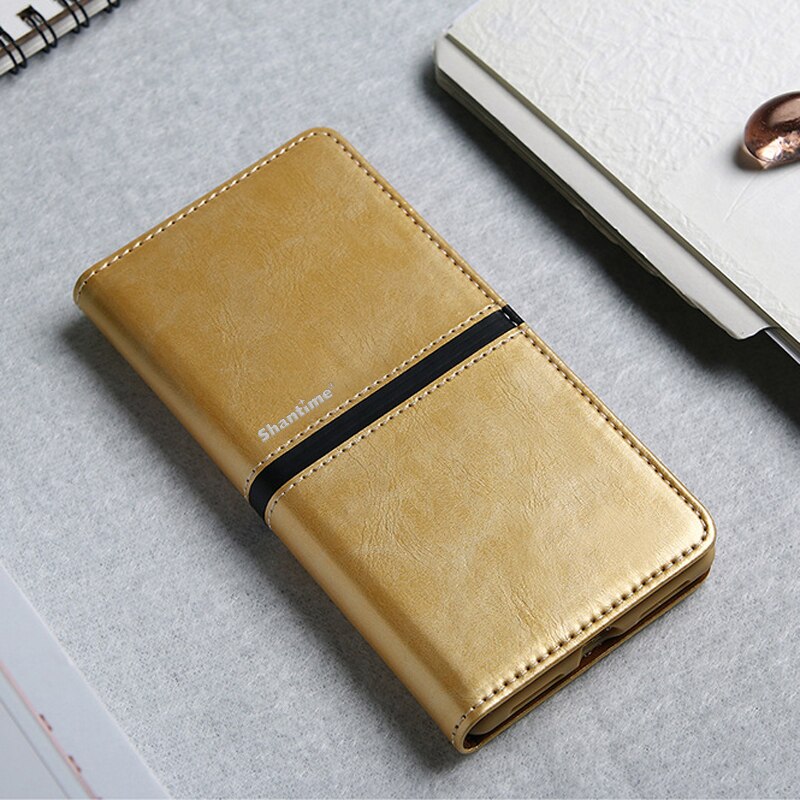 Portfel ze skóry PU etui na telefon dla Oukitel WP8 zawodowiec moda etui z klapką dla Oukitel WP8 zawodowiec pokrowiec biznesowy miękkiego silikonu tylna okładka: złoto