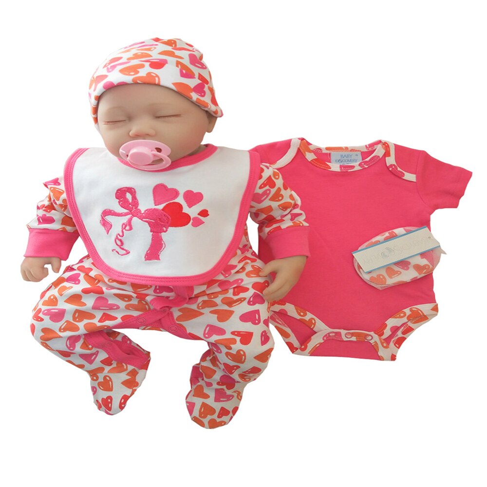 Nyfødt sæt baby pige tøj søde trykte bomuld nyfødte baby tøj sæt: Nyfødt