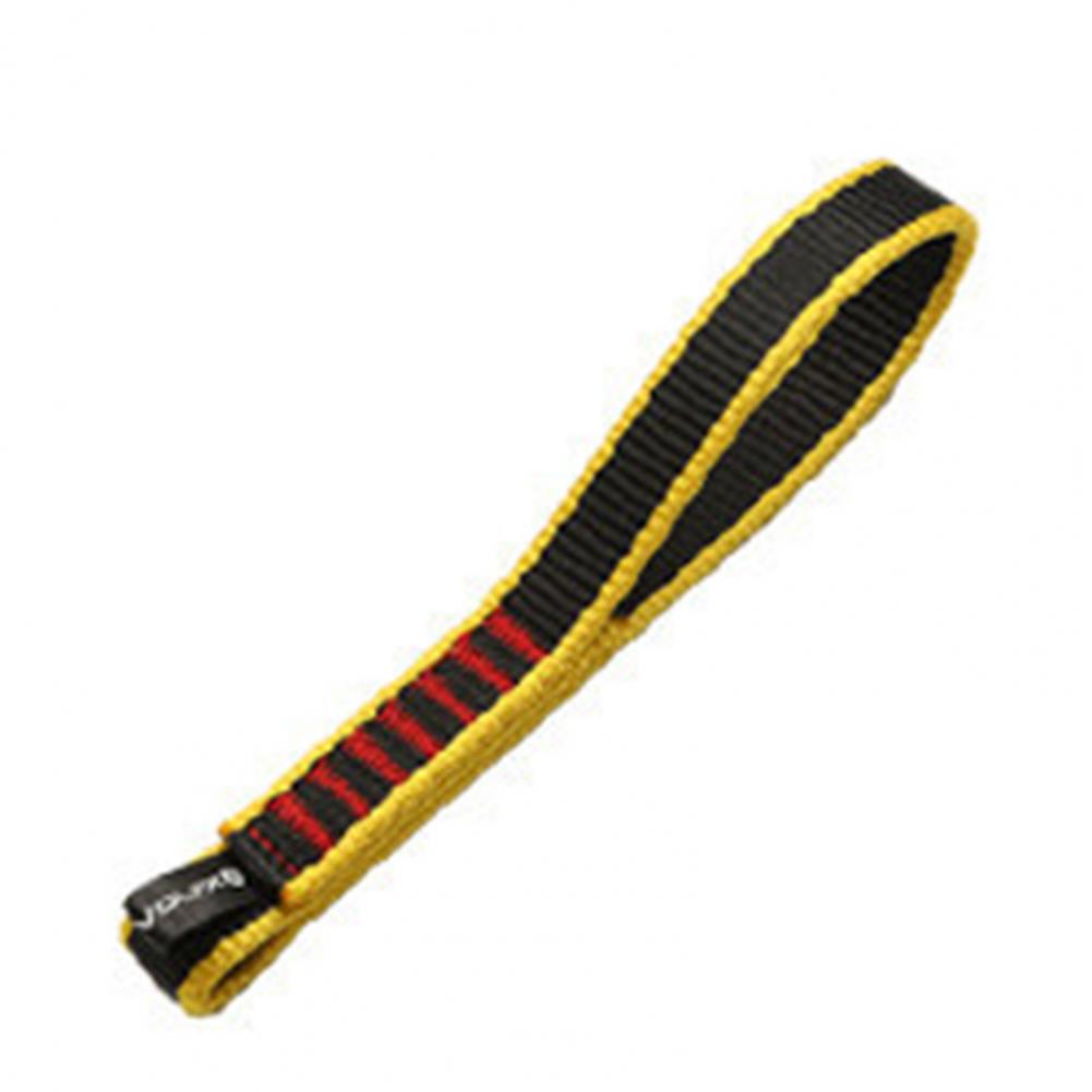 Spanband 16 mm breed Quick Draw Nylon Open Sling Bergbeklimmen Karabijnhaak Hardware Nylon klimuitrusting: GRIJS