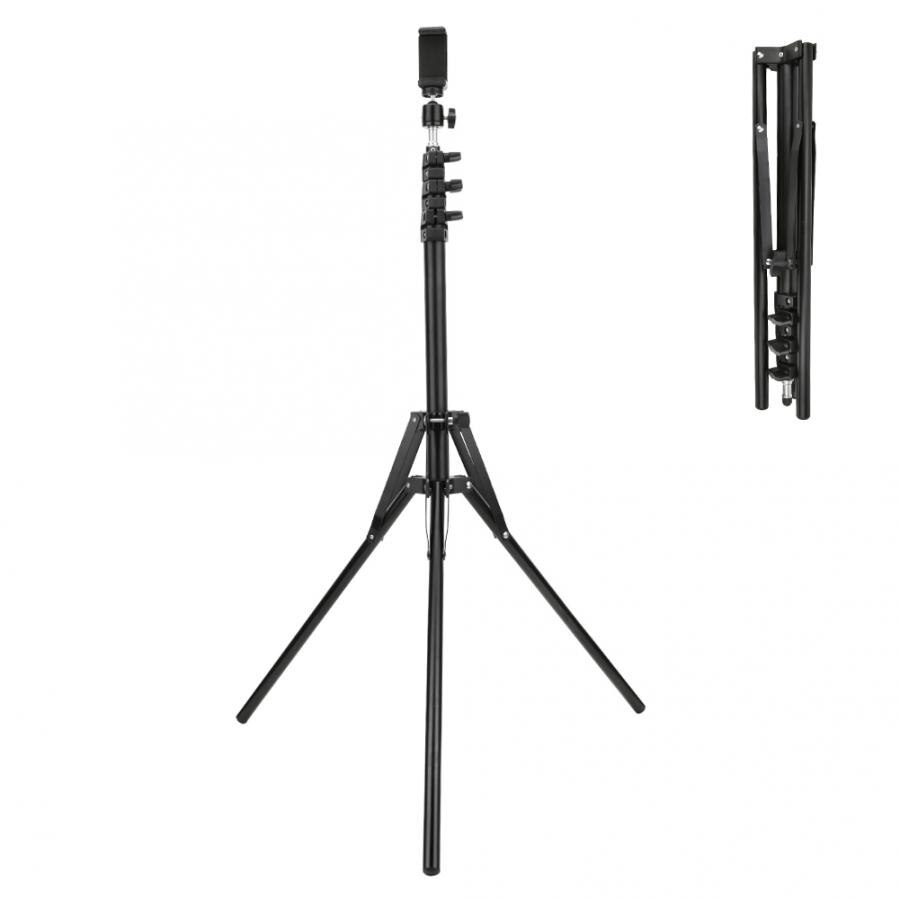 Lightweight Tripod Lamp Stand Reverse Folding for Smartphone SLR DSLR Camera Flash Portable Softbox Flash Holder Bracket