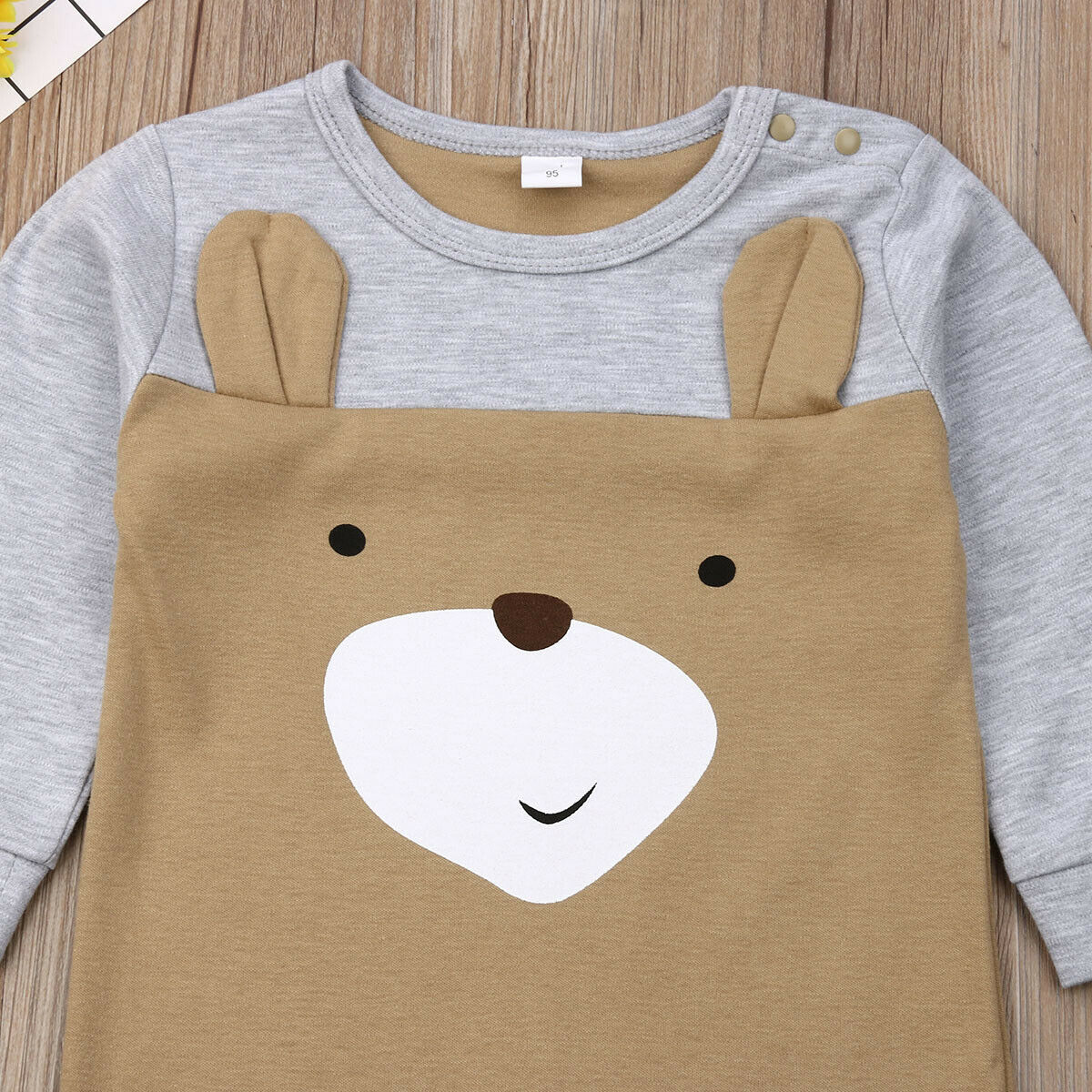Baby Lente Herfst Kleding Schattige Baby Kid Jongen Meisje Baby Romper Lange Mouwen Cartoon Print Jumpsuit Casual Outfit Set 3-24 M