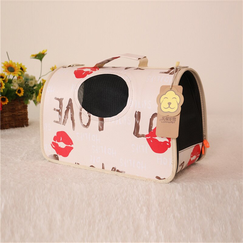 Dog Cat Carrier Backpack Travel Breathable Pet Bag Out Folding Shoulder Messenger Bag for Small Dogs Pet Suppliers