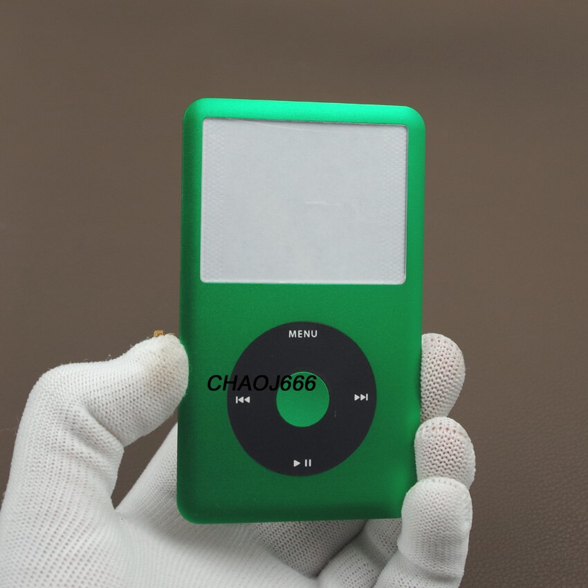 Colorful Anteriore della Piastra Frontale Fascia Clickwheel Centro Tasto Custodia Kit Copertura di Caso per iPod 6th 7th Classic 80GB 120GB 160GB: Green Black Green