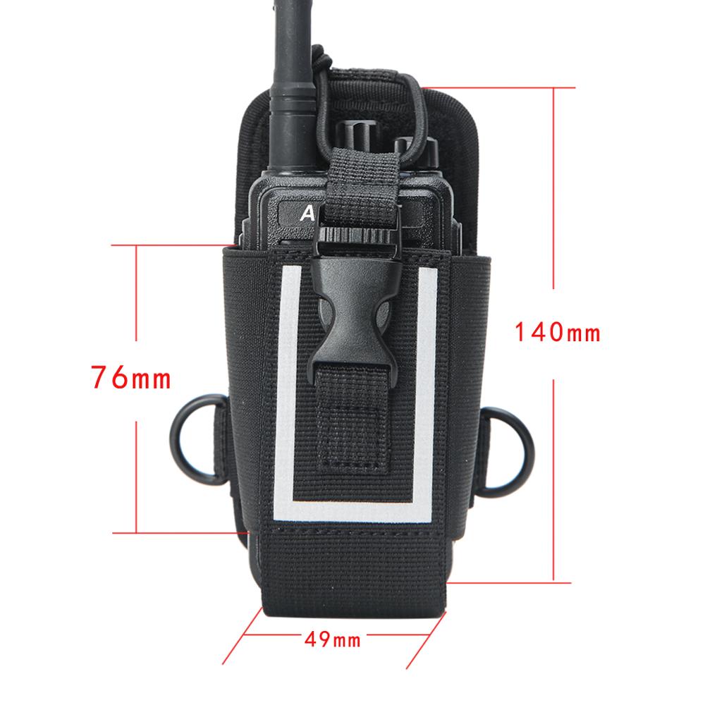 ABBREE MSC-20M duży nylonowa sakiewka Walkie talkie futerał robić przenoszenia dla Baofeng UV-5R UV-82 UV-XR UV-9R plus przenośna przenośna 2 sposób radio uchwyt torba