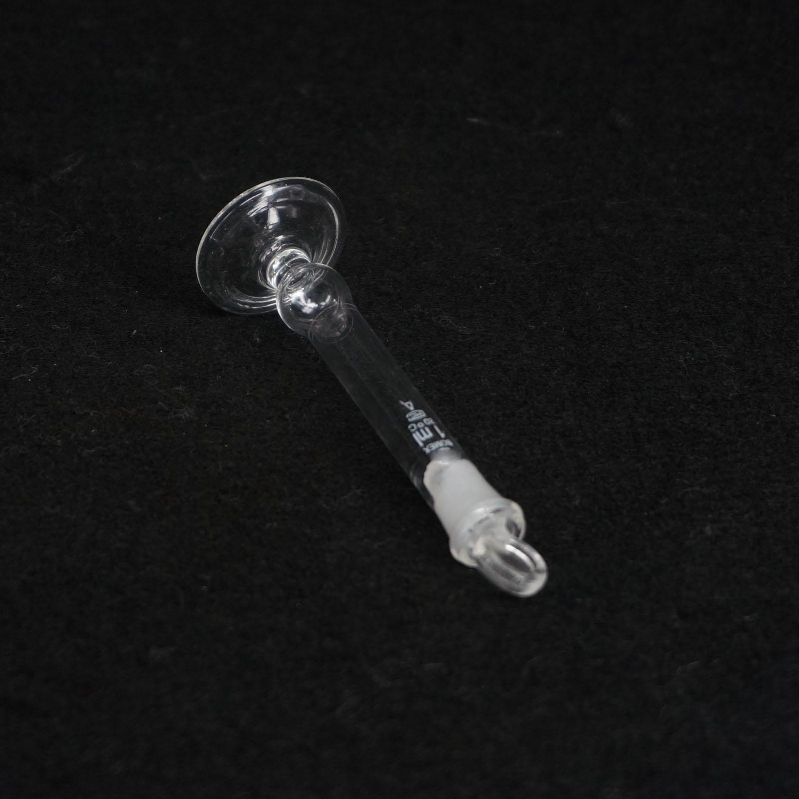 1ml Lab Volumetric Flask Measuring Borosilicate Glass With Stopper and Base