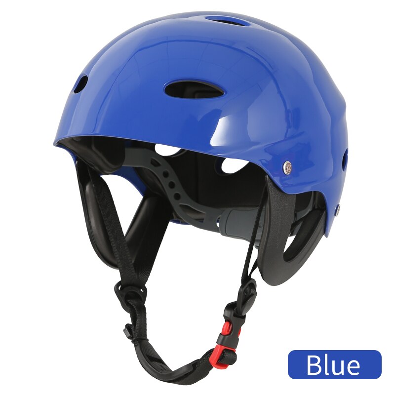 Xinda Outdoor Water Rescue Safety Helmet Head Protection Climbing Streams Rafting Adult Sport Aquatics Helmet: Blue