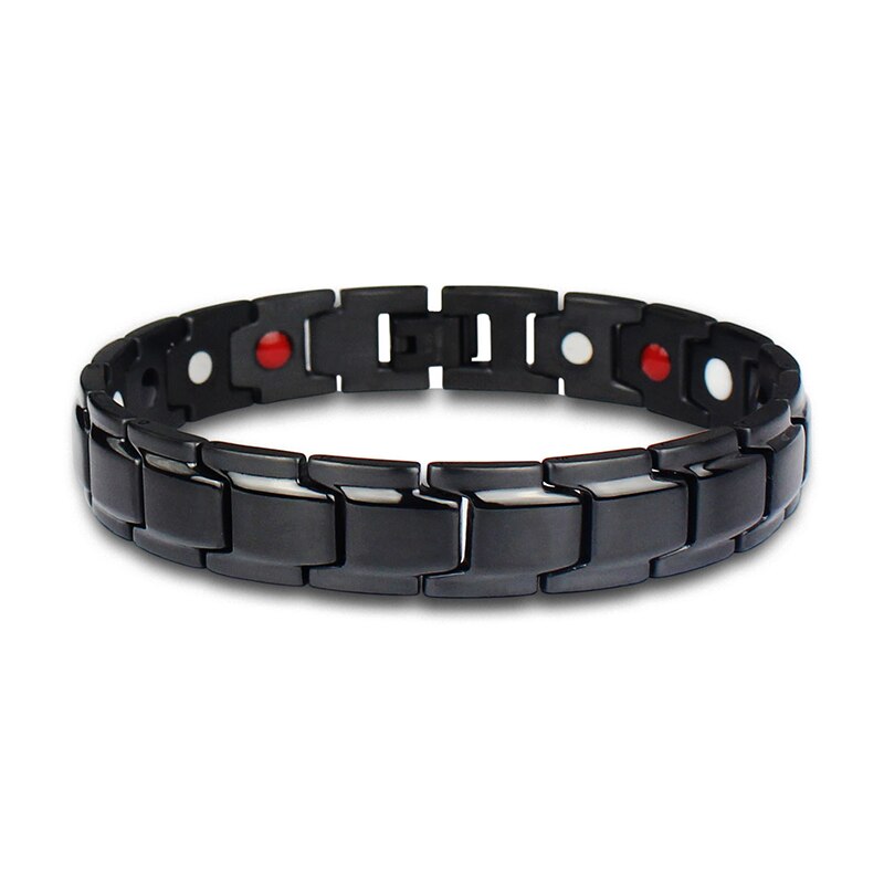 Therapeutic Energy Healing Powerful Magnets Bracelet Titanium Steel MagneticTherapy Bangle Bracelets Improve Blood Circulation: style1