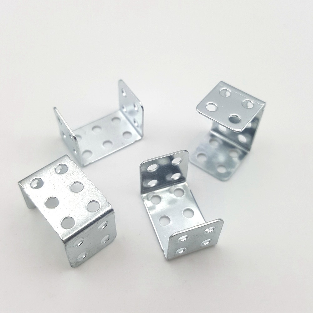 5PC/lot U-shaped Angle Iron Bracket Corner Brackets Corner code Perforated shaft bracket