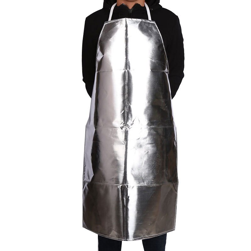 Aluminium folie Schürze Feuerfeste isolierung Anti-hohe temperatur Schutz kleidung Anti-verbrühungen Anti-strahlung Sicherheit Schürzen: Ursprünglich Titel