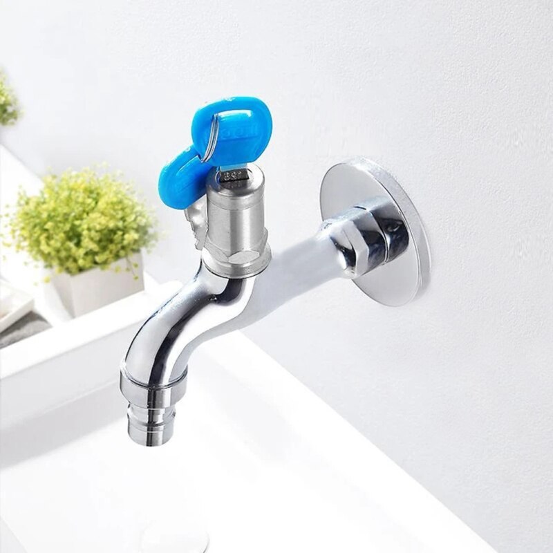 Roestvrij Staal Water Kraan Anti-diefstal Kraan Water Tap met Slot Legering Messing Sleutelschakelaar Kraan voor Keuken Badkamer tuin