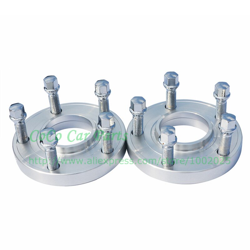 2 st 20mm Hubcentric Spoorverbreders Kit 5x120 W/Bouten E36 E46 E60 E61 E62 E90 E91