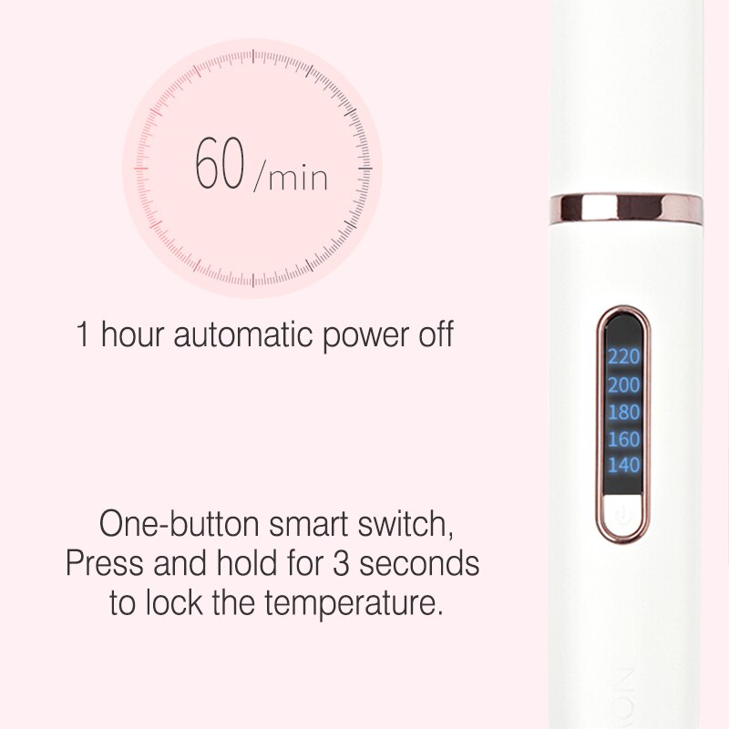 NOVUS PRO Hair Straightener Ceramic Coating Plate Flat Iron with Digital Display Straightening Irons Chapinha Straight Hairstyle