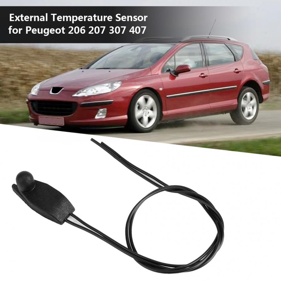 6445F9 Sensor de temperatura externo para Peugeot 206 207 307 407, accesorios de Metal para el Sensor de temperatura exterior del coche