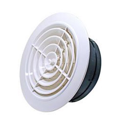 Kitchen Air Vent Bathroom Central Air Conditioning Cooling Ventilation Cover Exhaust Fan Ceiling Wall Mount Air Outlet Grille: D / 125mm