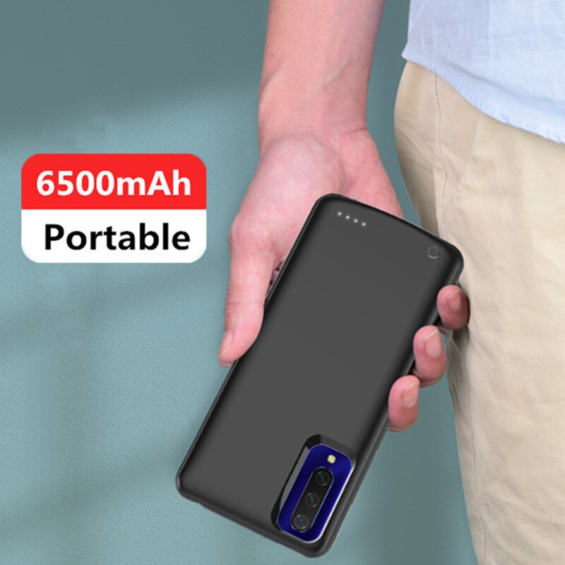 6500mAh Powerbank Case For Xiaomi Mi A3 Battery Charger Cases Portable Power Bank Charging Case For Xiaomi A3 Battery Cover