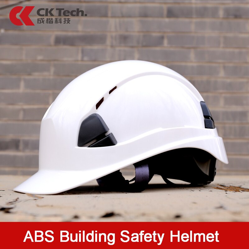 CK Tech.Construction Work Safety Helmet ABS Protective Helmet Hard Hat Cap Outdoor Breathable Engineering Rescue Helmets
