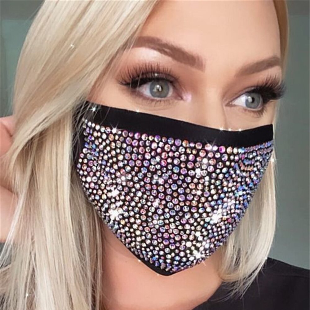 strass masque décoration visage bijoux pour femmes discothèque luxe cristal Bling masque accessoires: G329042