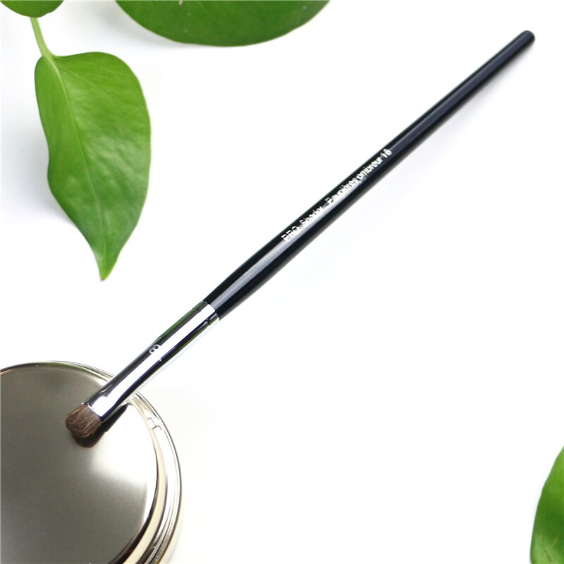 18#  shader borste liten skugga borste rökt makeup borste ögonskugga borste 100%  häst hår ögon make up skönhetsborste