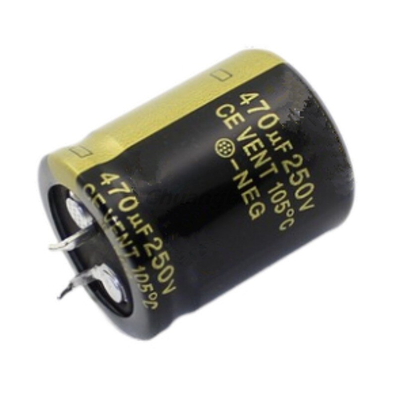 2pcs Audio Electrolytic Capacitor 250V470UF 22*40 25*30 25*40MM For Audio Hifi Amplifier High Frequency Low ESR Speaker