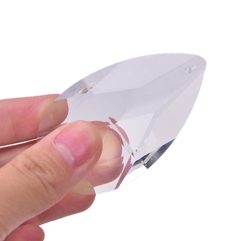 1 stücke Klar Kronleuchter Glas Kristalle Lampe Multi facettiert Korn Hängenden Tropfen Anhänger
