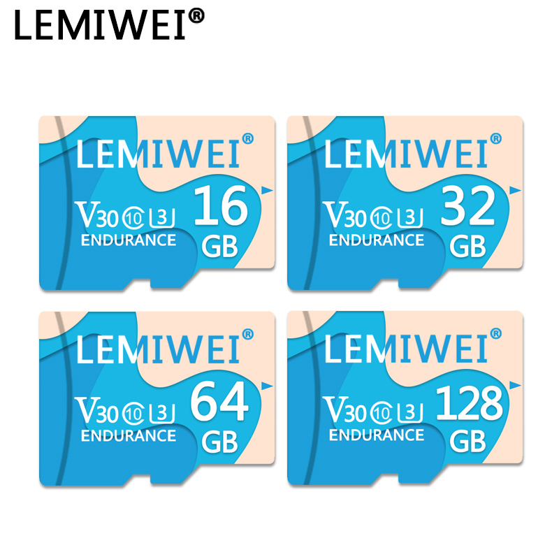 LEMIWEI Memory Card 128GB Milk blue TF Flash Card 64GB 32GB 16GB High Speed Class 10 UHS-III Memory Card For Driving Recorder