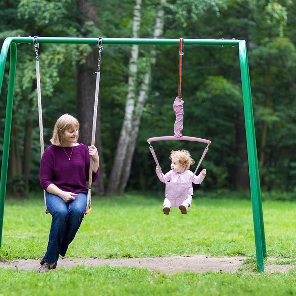 draussen Baby freundlicher Schaukel Kleinkind Stehend Tür Jumper Baby prallen SeatOutdoor Baby Schaukel Mit Sattel Sitz Baby Schaukel Hängematte Sitze