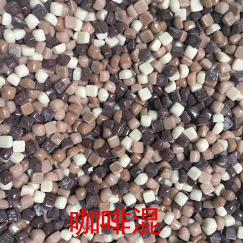 50g muit-farvede mosaikfliser gør-det-selv-væghåndværk håndlavede materialer håndlavede børn collage materiale håndværk czl 8625