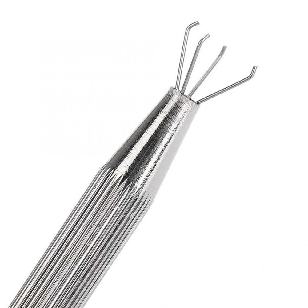 1pc Metal 4 Prongs Bead Holder Jewelry Bead Grasping Pick Up Tool Silver 11/6cm Portable Grabber For Diamond Stones Ball Tweezer
