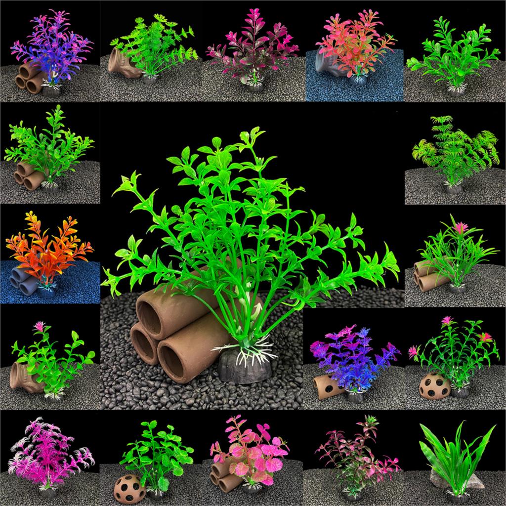 3 x 13cm simulatie kunstplanten aquarium decoratie water onkruid sierplant aquarium aquarium gras decoratie