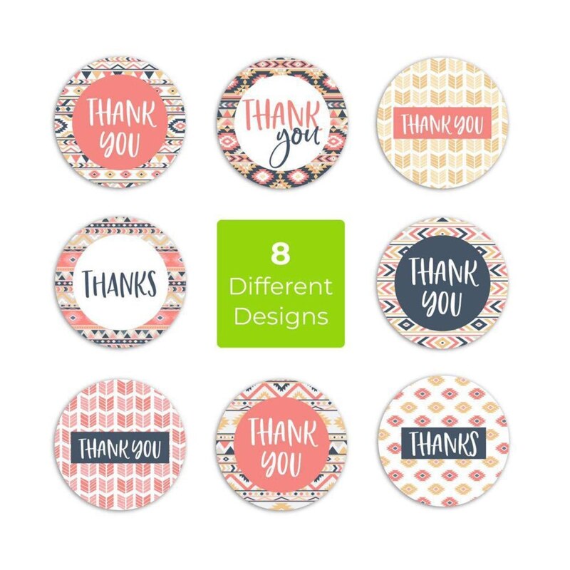 500pcs Thank You for Supporting My Small Business Stickers Seal Label for Wedding Baking Stationery Sticke