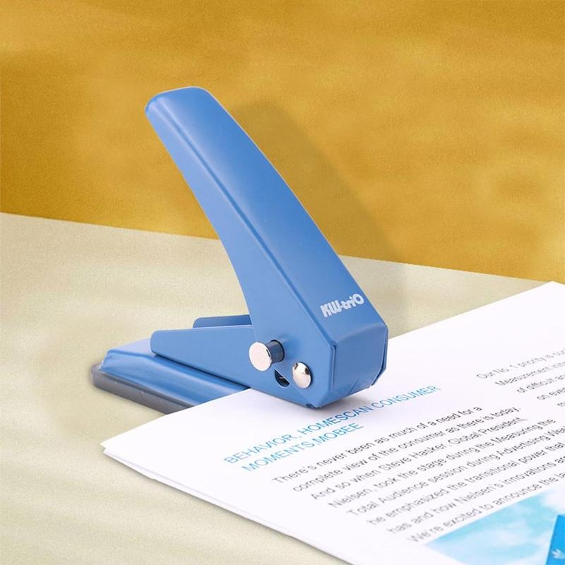 Mushroom Hole Shape Punch for Happy Planner Disc Ring DIY Paper Cutter T-type Puncher Craft Machine Offices Stationery
