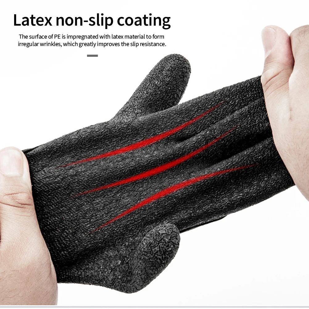 Vissershandschoenen Volledige vinger Antislip Duurzaam Werk Snijbestendige handschoen Vissersbescherming Hand Visgrijper Latexhandschoenen Links/Rechts