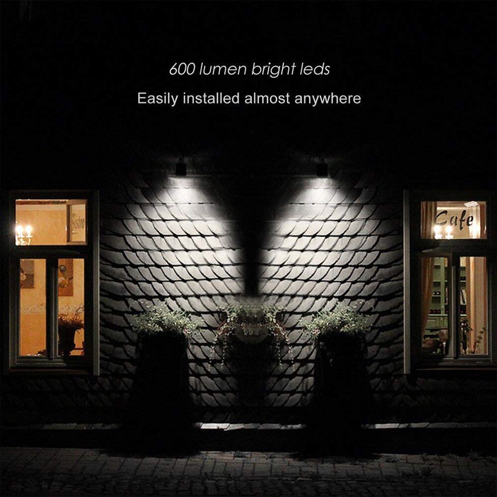 8W 500LM Motion Sensor LED IP65 Waterproof Outdoor Lights Battery Operated Security Lights for Wall Garden Driveway Lighting