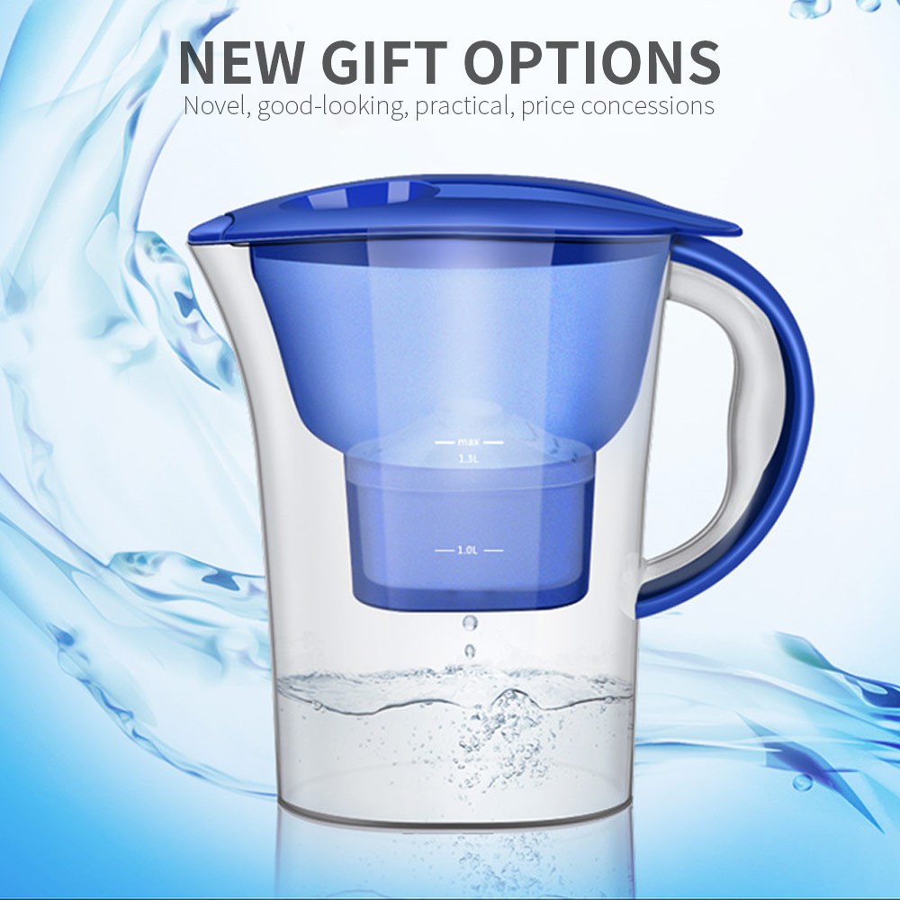 2.5L Water Filter Kitchen Household Water Jug Activated Carbon Kettle Healthy Household Water Purifier Filter pot