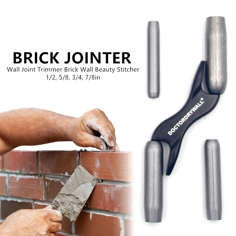 Portable Metal Interchangeable Hand Tool Handheld Wall Trimming Builder Jointer Brick Household