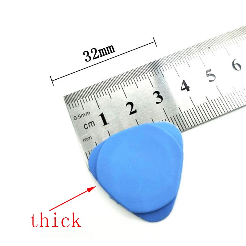 10PCS Thick Thin Phone Opening Tools Plastic Guitar Picks Pry Opener for iPhone iPad Tablet PC Disassemble Repair Tool Ki: Thick  10PCS