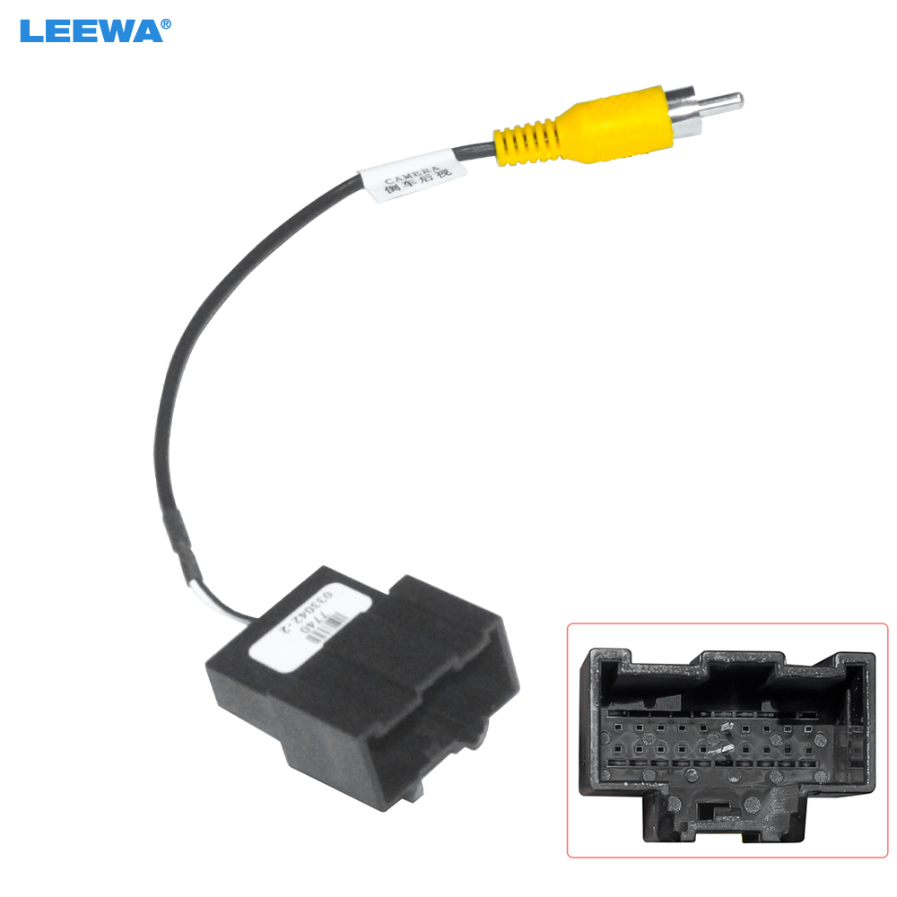 LEEWA Auto Reverse Camera Output Video Adapter Wiring Cable For Chevrolet Cruze (08-14) Original Car Camera Video Output #CA7740