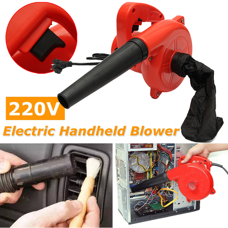 220V 600W Electric Air Blower Portable Handheld Dust Collector Fan Spray Vacuum Cleaner Car Garden Studio Leaf Blowing Remover