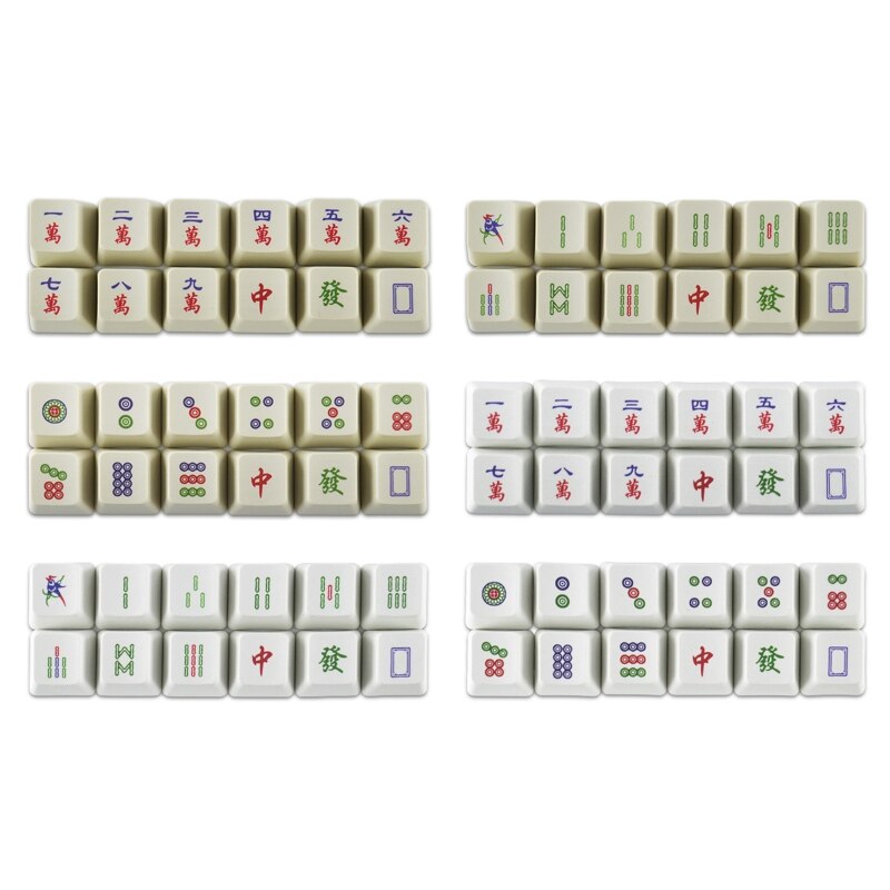 12-Key Dye Sublimation PBT Keycap Chinese Mahjong OEM R4 Supplement Mechanical Keyboard Keycap for cherry MX Switch
