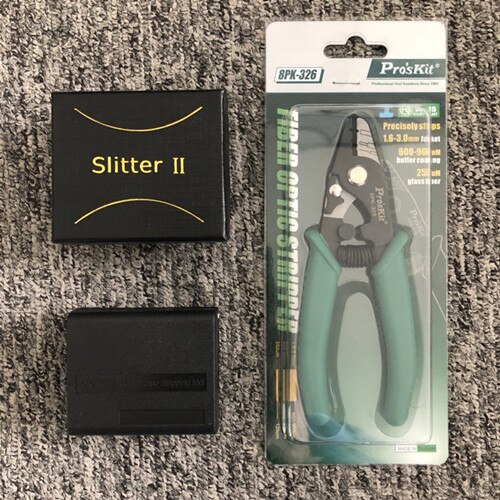 Proskit Fiber Stripper Fiber Cutter Fiber Cleaver Longitudinale Slitter Grote Diameter Loose Tube Slitter Losse Tube Stripper: Slitter 2 and 8pk326