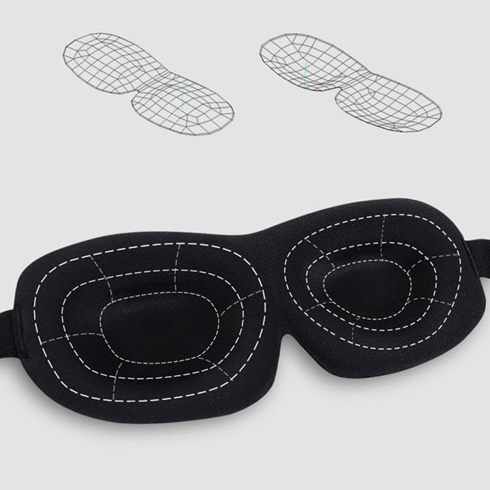 Mascarilla para dormir venda visera con los ojos vendados para el cuidado de la salud, viajes, Ayuda de sueño relajado, accesorios