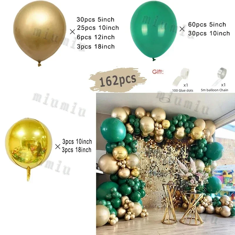 retro GrüNe Ballon Girlande Bogen Bausatz Hochzeit Geburtstag Luftballons Dekoration Party Weiße Luftballons Für Baby Dusche Dekor Liefert