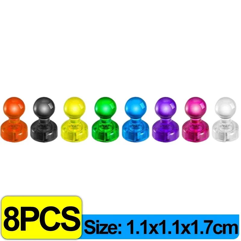 Magnet Pushpin Strong Neodymium Magnetic Thumbtack Refrigerator Sticker Kitchen Home Office Map Magnets Cone Push Pins: Gold